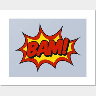 Bam! Comic Effect Posters and Art